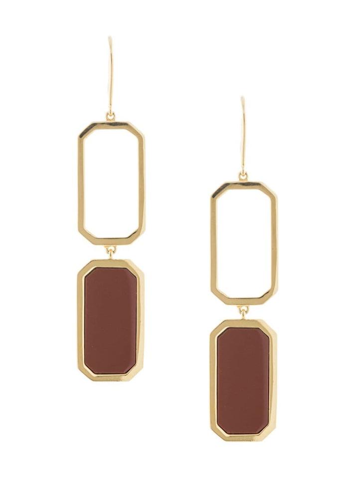 Julia Davidian Jasper Earrings - Gold