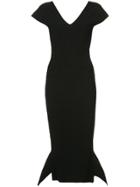 Roland Mouret Ruched Stockcross Dress - Black