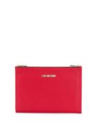 Love Moschino Two Tone Clutch Bag - Red