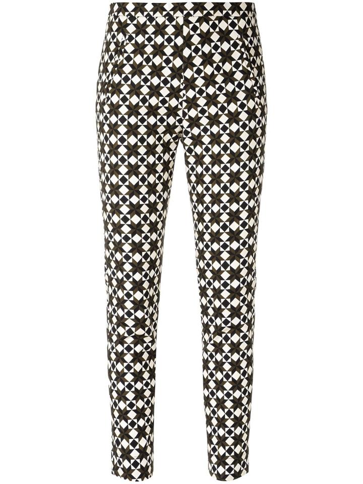 Andrea Marques All-over Print Trousers - Black