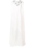 Givenchy Cape-sleeve Gown - White