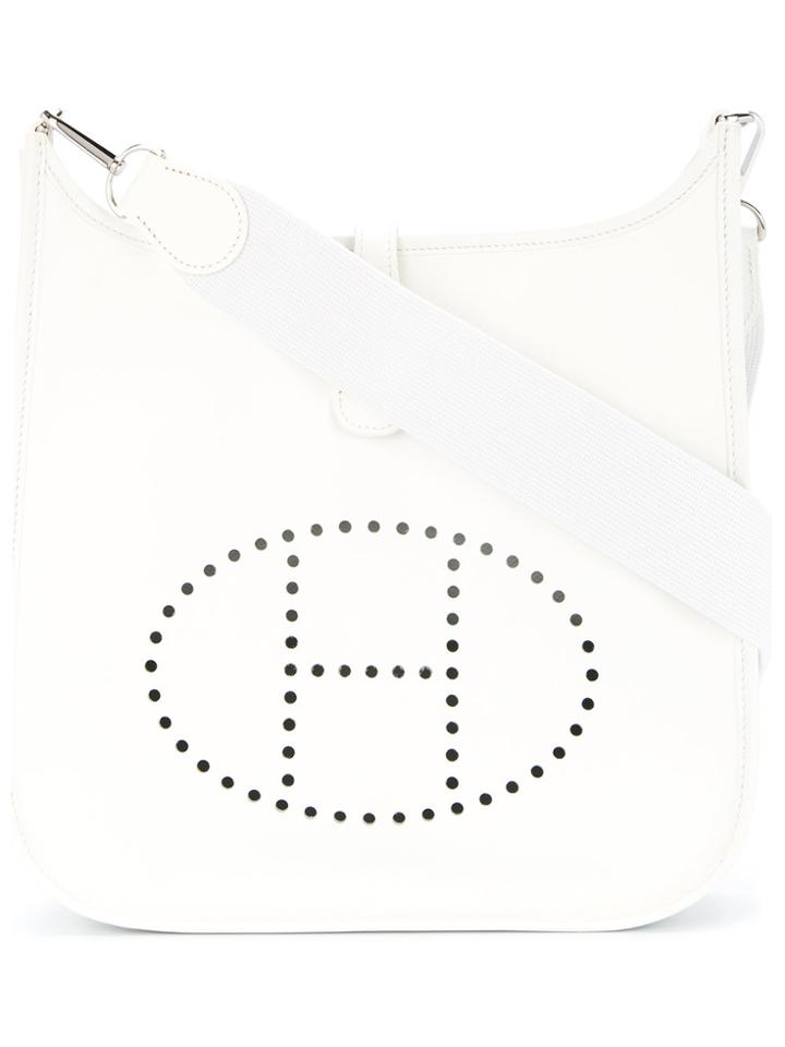 Hermès Vintage Evelyne Pm Shoulder Bag - White