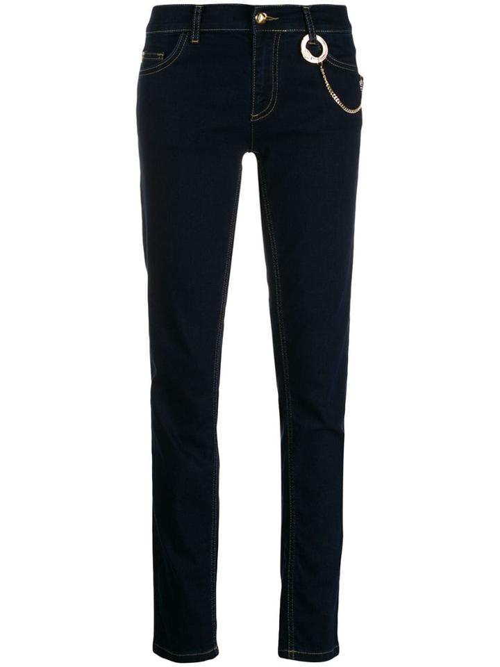 Cavalli Class Chain-link Jeans - Blue