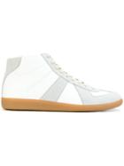 Maison Margiela Lace-up Ankle Sneakers - White