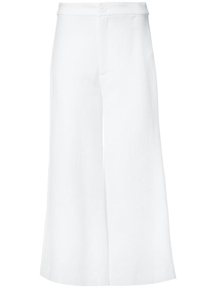 Rodebjer - Cropped Trousers - Women - Cotton/spandex/elastane/viscose - M, White, Cotton/spandex/elastane/viscose