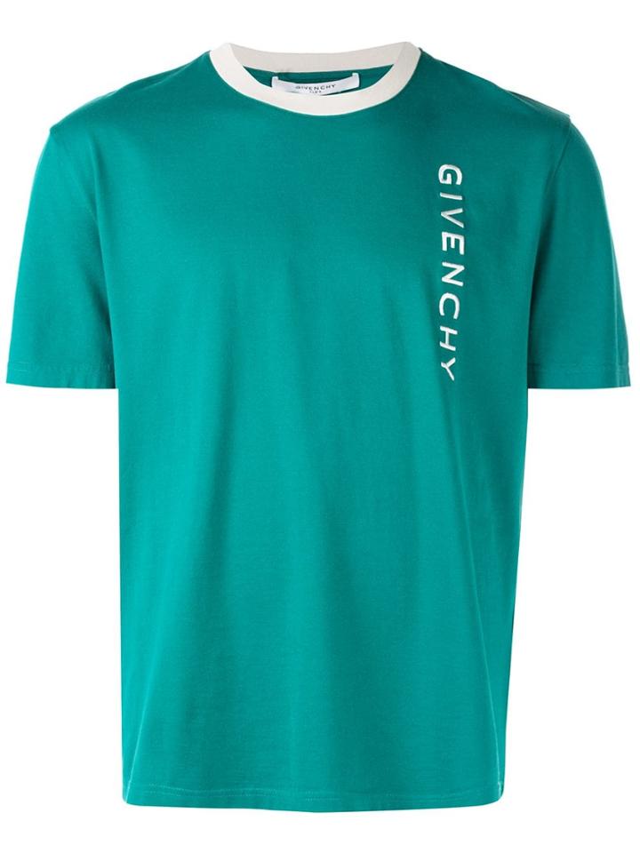 Givenchy Logo Print T-shirt - Green