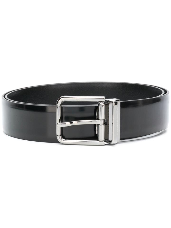 Dolce & Gabbana Classic Buckle Belt - Black