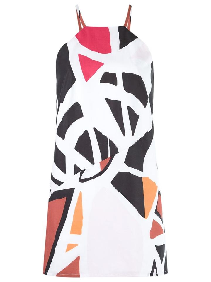 Andrea Marques Printed Tunic, Women's, Size: 42, Black, Cotton