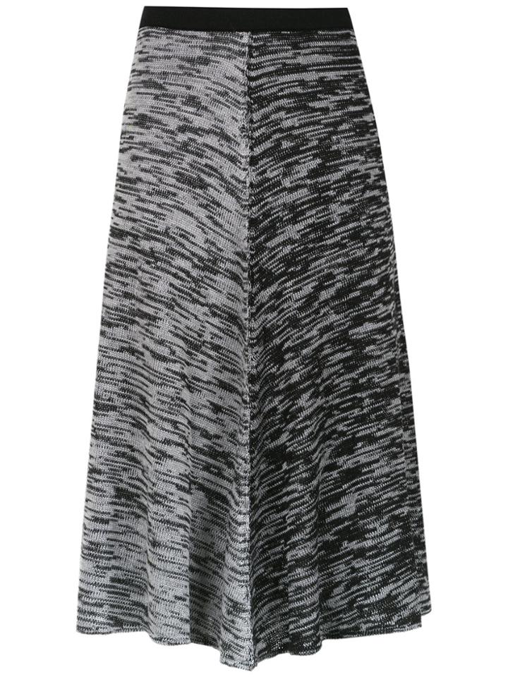 Mara Mac Midi Knit Skirt - Grey