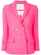 Giada Benincasa Double Breasted Blazer - Pink & Purple