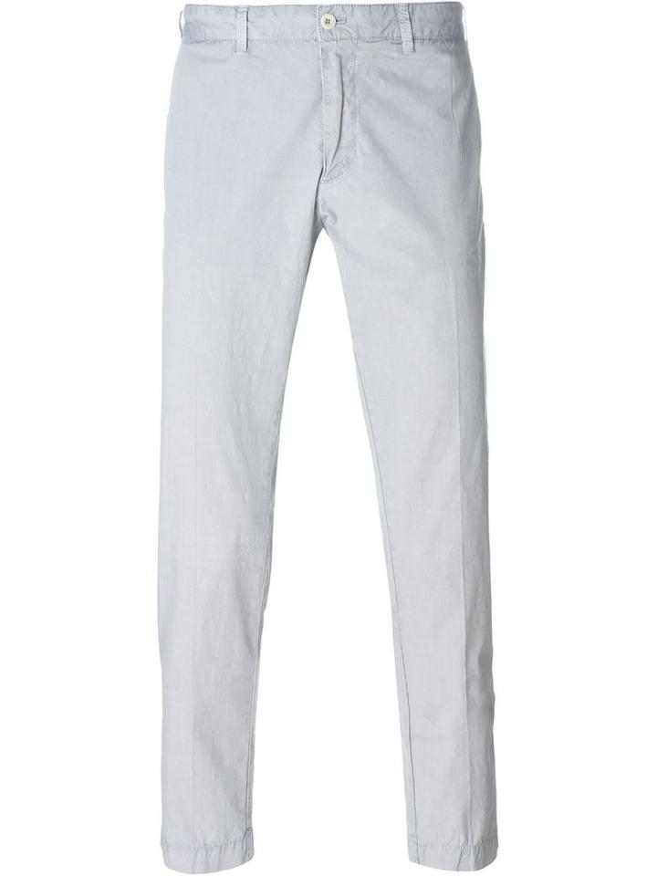 Hackett Chino Trousers, Men's, Size: 36, Grey, Cotton/spandex/elastane