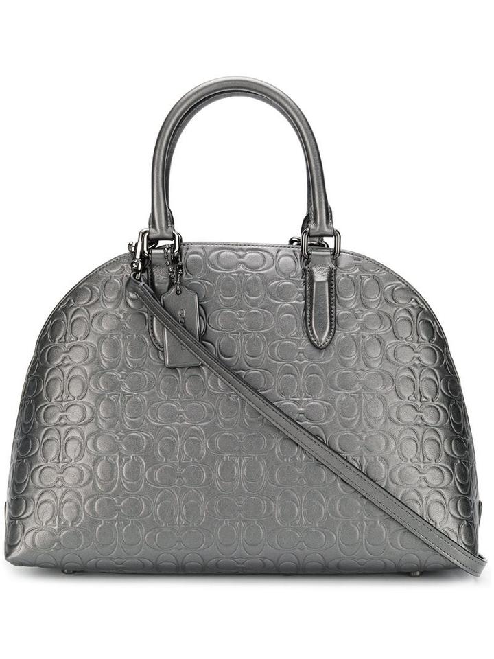 Coach Signature Logo Quinn Bag - Metallic
