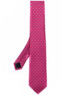 Salvatore Ferragamo Woven Embroidered Tie - Pink