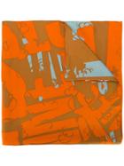 Vivienne Westwood Printed Scarf - Yellow & Orange
