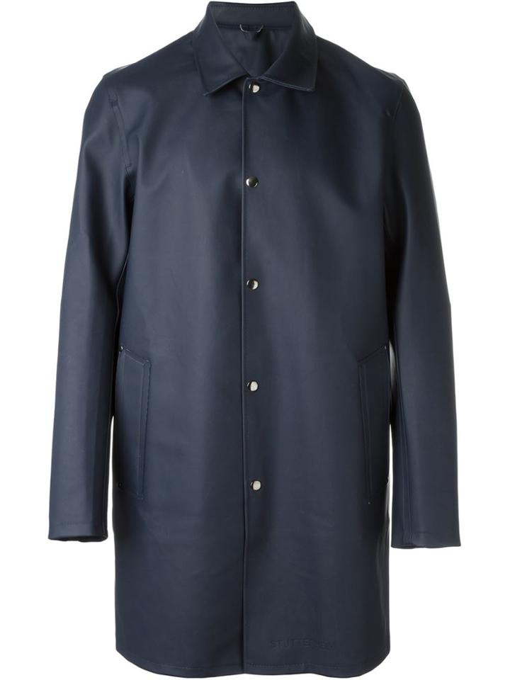 Stutterheim 'vasastan' Raincoat - Blue