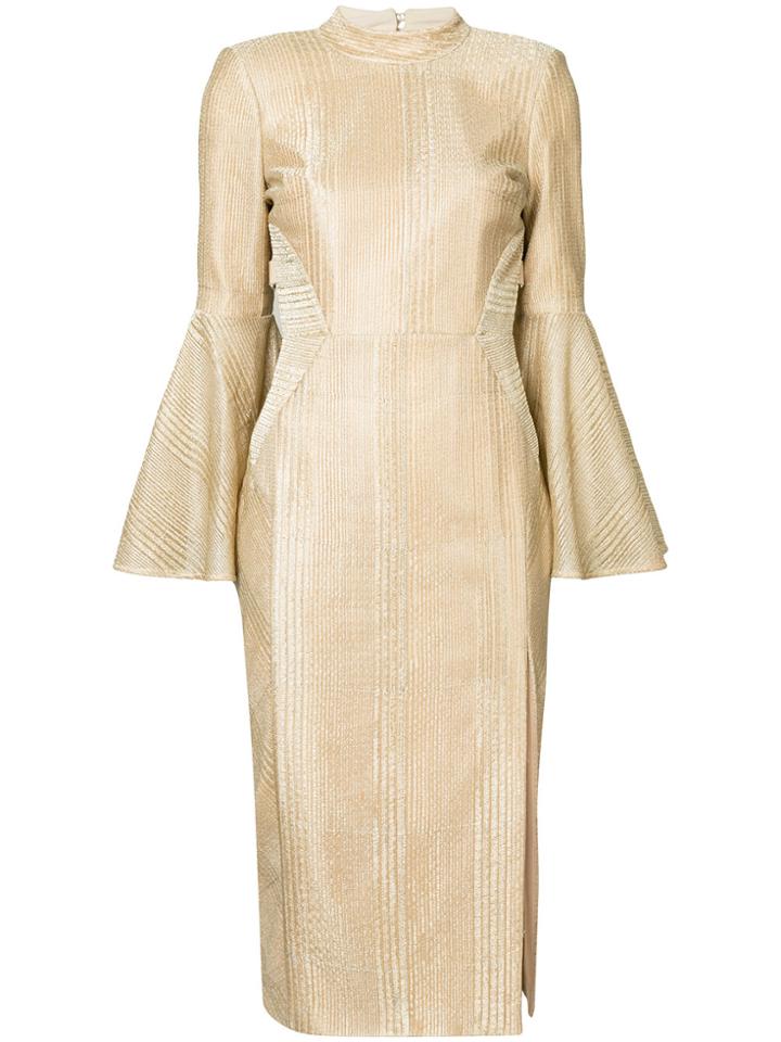 Rebecca Vallance Cancun Midi Dress - Metallic