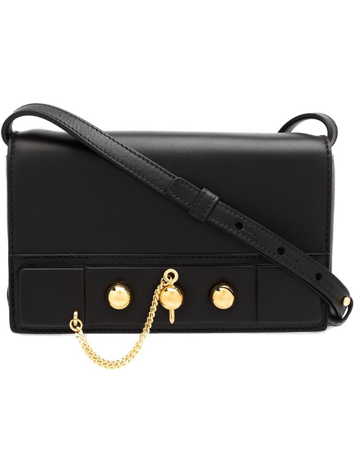 Anthony Vaccarello Classic Crossbody Bag, Women's, Black