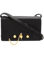Anthony Vaccarello Classic Crossbody Bag, Women's, Black