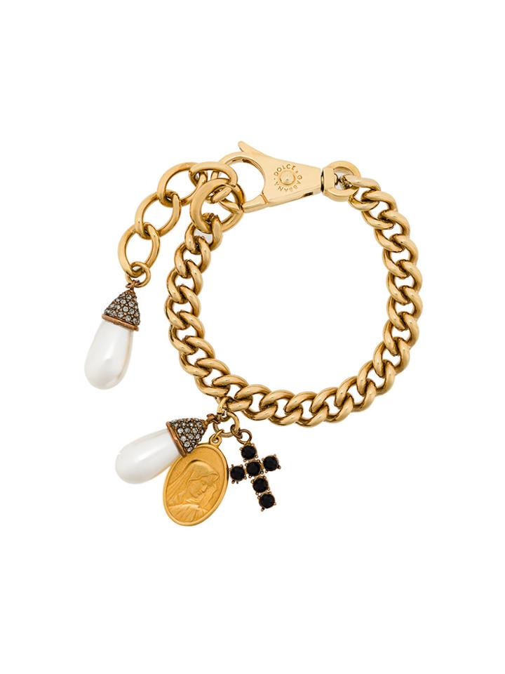 Dolce & Gabbana Multi-charm Bracelet - Metallic