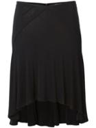 Versace Pre-owned Fluid Flared Skirt - Black