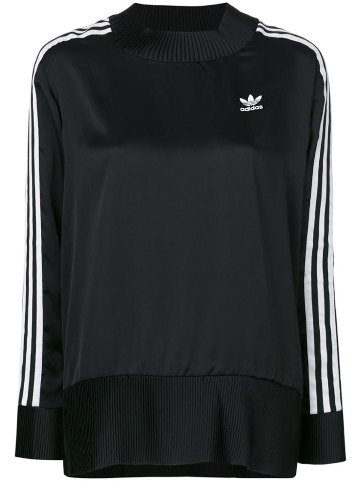 Adidas Adidas Originals Signature Striped Sweatshirt - Black