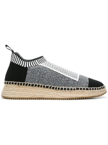 Alexander Wang Dylan Low Combo Knit Shoe - Grey