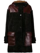 Marni Oversized Hooded Coat - Brown