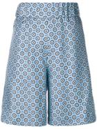 Alberto Biani Printed Shorts - Blue