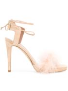 Gianna Meliani Contrast Strap Sandals - Nude & Neutrals