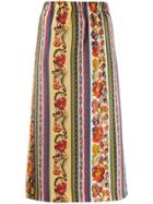 Etro Floral Pencil Skirt - Neutrals