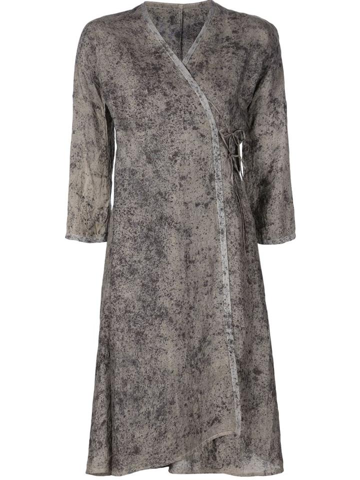 Dosa Wrap Dress, Women's, Size: 2, Green, Silk