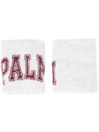 Palm Angels 'college' Wristbands, Men's, Grey