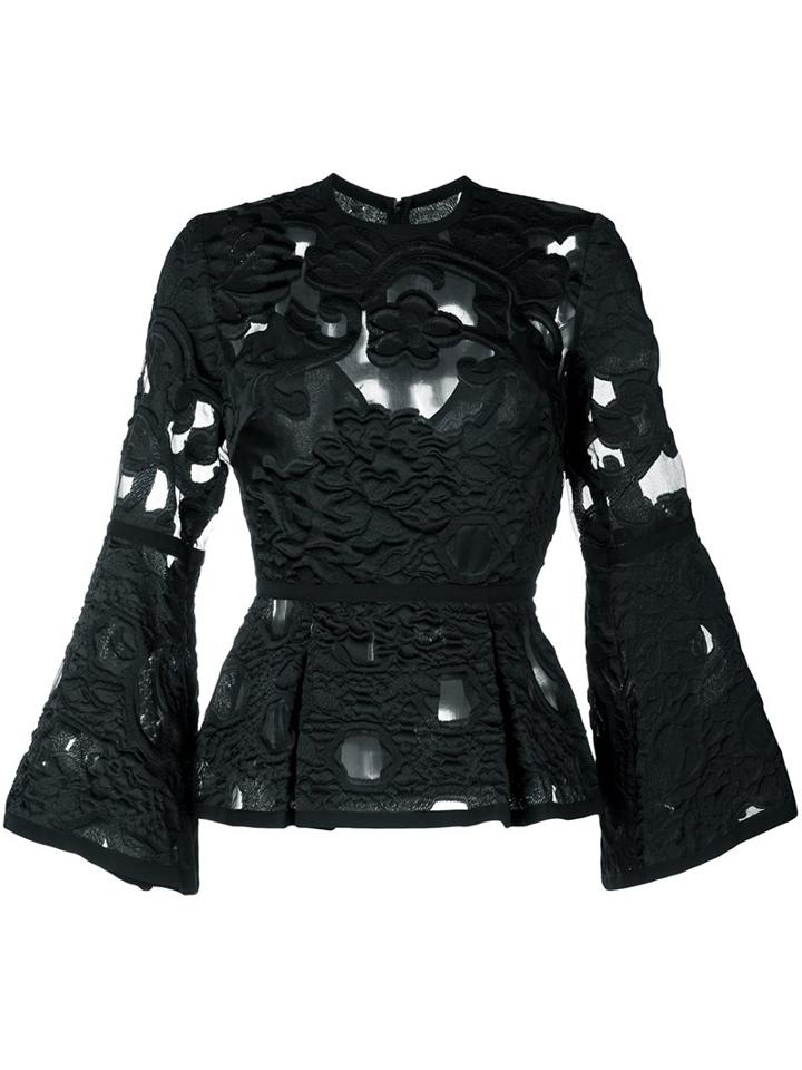 Elie Saab Embroidered Blouse