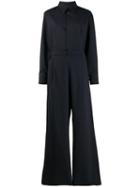 Mm6 Maison Margiela Striped Shirt Jumpsuit - Blue