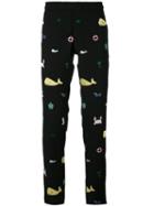 Thom Browne - Embroidered Chino Trousers - Men - Cupro/wool - 1, Black, Cupro/wool