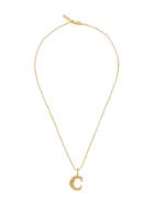 Chloé Letter C Pendant Necklace - Gold