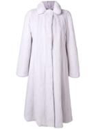 Liska Classic Long Coat - White