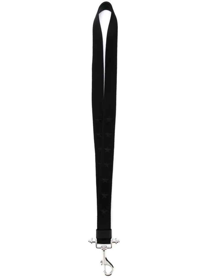 Givenchy Star Stud Lanyard, Adult Unisex, Black, Nylon