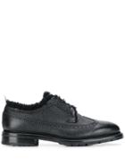 Thom Browne Shearlining Lining Longwing Brogue - Black