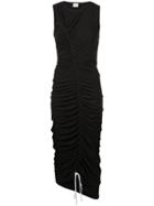 Cinq A Sept Cora Gathered Dress - Black