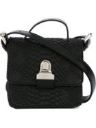 Mm6 Maison Margiela Snakeskin Effect Crossbody Bag