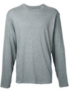 T By Alexander Wang - Longsleeved T-shirt - Men - Cotton - S, Grey, Cotton