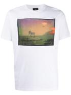 Ps Paul Smith Zebra Photographic T-shirt - White