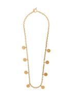 Fendi Vintage 1970's Medallion Necklace - Gold