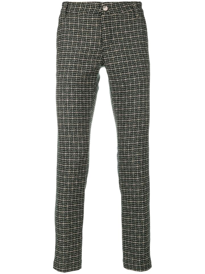 Entre Amis Woven Straight-leg Trousers - Green