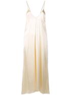 Forte Forte Shaded Satin Dress With Knot Detail - Neutrals