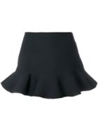 Valentino Flared Mini Skirt - Black