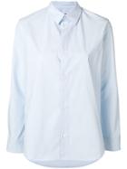 A.p.c. Long-sleeve Fitted Shirt - Blue