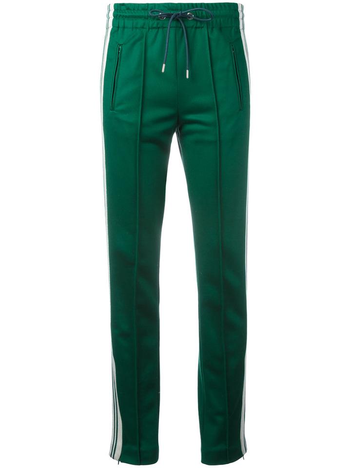 Dondup - Side Stripe Track Pants - Women - Cotton/polyester - 44, Green, Cotton/polyester