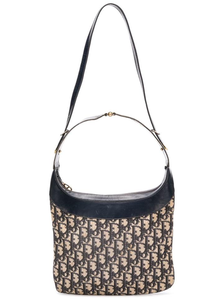 Christian Dior Vintage Trotter Patter 2way Bag - Blue